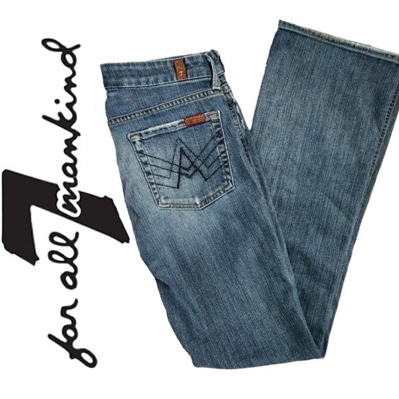 7 For All Mankind Denim - 7 for all mankind jeans, sz. 28x33